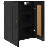 Wall Mounted Cabinet Black Oak 69.5 x 34 x 90 cm 882426