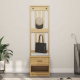 Hall Tree SANDNES 45x40x159.5 cm Solid Wood Pine 4010482