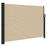 ZNTS Retractable Side Awning Beige 140x500 cm 4004420