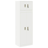 Storage Cabinet 2 pcs 60 x 40 x 180 cm Steel Lockable 3438704