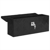 Storage Box Black 50x15x20.5 Aluminium 152247