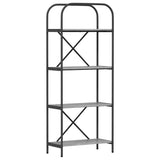 Bookshelf Grey Sonoma 60 x 30 x 146 cm Engineered wood 879860