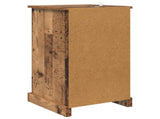 Bedside Cabinet Old Wood 39 x 39 x 67.5 cm Engineered Wood 881340