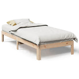 Bed Frame without Mattress 80x200 cm Solid Wood Pine 859214