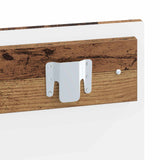 Wall-Mounted Headboard HOORN Old Wood Engineered Wood 897393