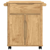 Kitchen Trolley FLORO Wax Brown 72.5 x 45 x 80 cm 42011249