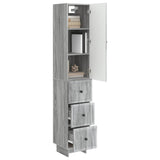 Cabinet Set 2 pcs 33 x 34.5 x 90 cm Engineered Wood 3416391