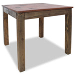 ZNTS Dining Table Mixed Recycled Wood 82x80x76 cm 244495