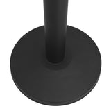 Stanchion with Belt Airport Barrier Steel Black 51161