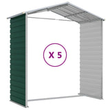 Garden Shed Green Galvanised Steel Large Garden Shed 3188235