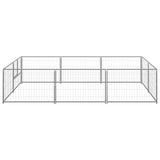 Dog Kennel Silver 6 m Steel 3082119