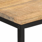 Console Table 100x35x70 cm Solid Rough Wood Mango 374075