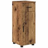 Bathroom Furniture Set 4 pcs Old Wood Engineered Wood and Metal 3393061