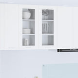 Hanging Cabinet 2 pcs White 40 x 31 x 80 cm Engineered Wood 884299