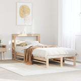 Bed Frame without Mattress 90x190 cm Single Solid Wood Pine 3306513