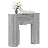 Fireplace Surround Grey Sonoma 93 x 20 x 89 cm Engineered Wood 8006630