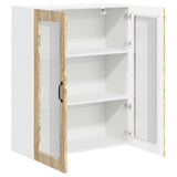 Wall Glass Cabinet LUCCA Sonoma Oak 80 x 31 x 100 cm 885157