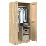 Wardrobe Sonoma Oak 82.5x51.5x180 cm Engineered Wood 803437