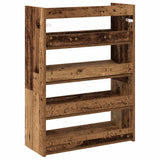 Shoe Rack Old Wood 60x25x81 cm Engineered Wood 859885