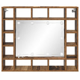 Mirror Cabinet Old wood 91 x 15 x 76.5 cm Engineered Wood 879456