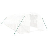 Greenhouse with Steel Frame White 24 m² 8x3x2 m 3188052
