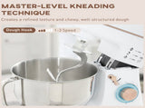 Stand Mixer, 5L Food Mixer for Baking, 6 Speeds and Pulse Setting, 1400W Cake Electric Kitchen Mixer T3398P343019