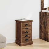 Chest of Drawers Natural 35 x 30 x 60 cm Solid Teak Wood 42017960