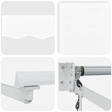 Electric Retractable Awning White 4 x 3 m 3419982