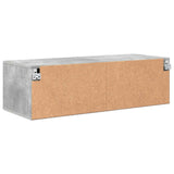 Wooden Cabinet with Drawer High Gloss White 100.5 x 39 x 30 cm 880245