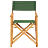 ZNTS Director's Chair Solid Acacia Wood Green 45953