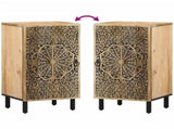 Side Cabinet 40x33x75 cm Solid Wood Mango 358236