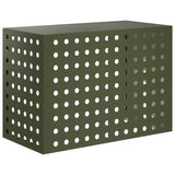 Air Conditioner Cover Olive Green 100 x 50 x 70 cm Steel 8014132