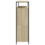 Shoe Cabinet with 4 Flip-Drawers Sonoma Oak 100x34x112 cm 3214414