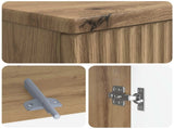3 Piece Bathroom Cabinet Set ARNHEM Artisan Oak Engineered Wood 3417449