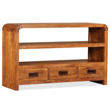 TV Cabinet Solid Wood Acacia 90x30x55 cm 244681