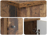Desk with Shelf Old Wood 142.5 x 50 x 75 cm Engineered Wood 3414637