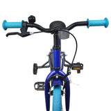 Kids Bike 16'' for 4-6 Years Old Dark Blue 42009329