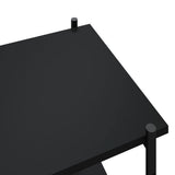 5-Tier Shelving Unit Black 80x40x163 cm 336347