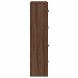 Bookcase Brown Oak 60x24x101.5 cm Engineered Wood 860397