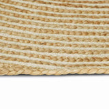 Area Rugs Natural and White 122 x 183 cm Jute 42010764