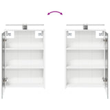 Bathroom Cabinet Set 4 pcs White Engineered Wood 3407367