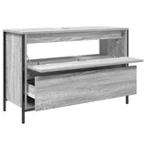 Bathroom Basin Cabinet with Drawers Grey Sonoma 90x34.5x60 cm 861880