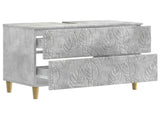 Bathroom Sink Cabinet DELFT Concrete Grey 82 x 41x 59 cm 897018