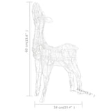 Reindeer Family Cool White Acrylic Small Decorative Inlays 329790