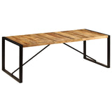 Dining Table 220x100x75 cm Solid Mango Wood 247408