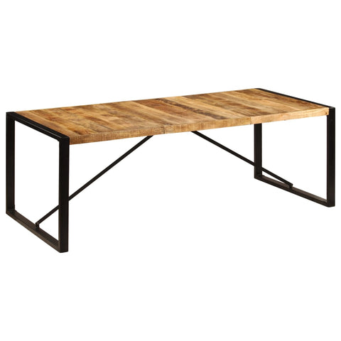Dining Table 220x100x75 cm Solid Mango Wood 247408