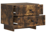 Bedside Cabinet 2 pcs Smoked Oak 43 x 34.5 x 47.5 cm 893846
