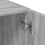 Storage Cabinet Grey Sonoma 70x42.5x225 cm Engineered Wood 3281327
