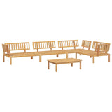 5 Piece Garden Pallet Sofa Set Solid Wood Acacia 3209316