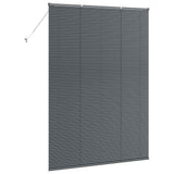 Venetian Blinds Manual Dark Grey 220 x 155 cm Aluminium 42006108